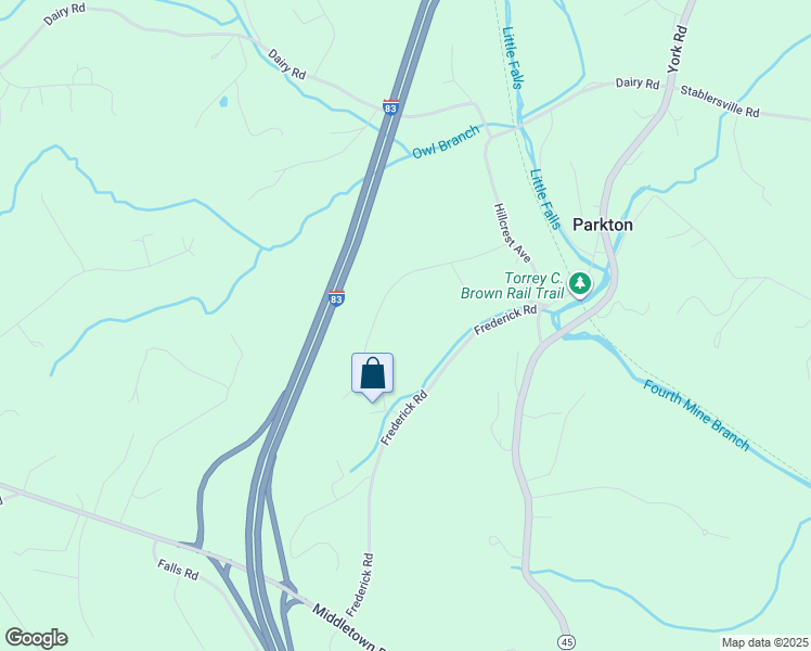 map of restaurants, bars, coffee shops, grocery stores, and more near 11 Lauriann Court in Parkton