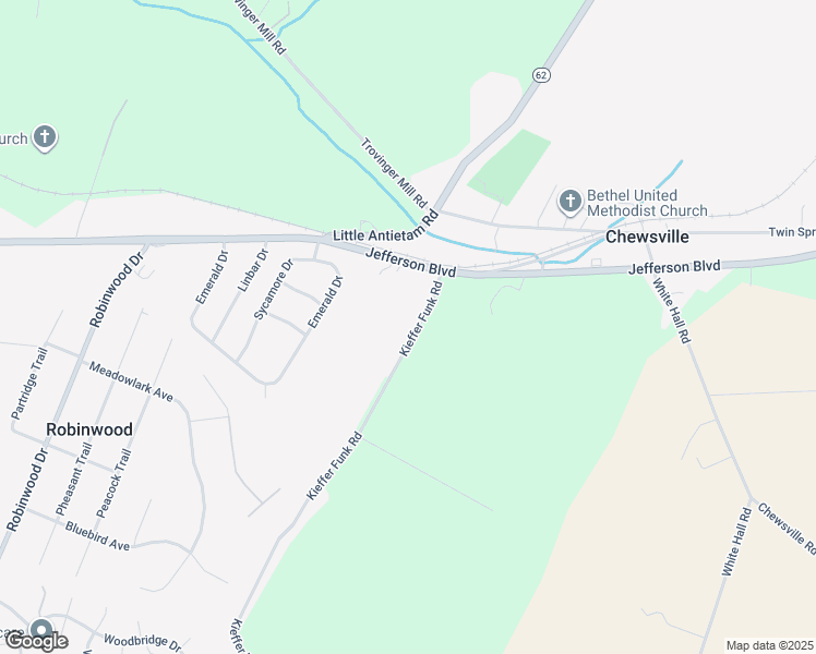 map of restaurants, bars, coffee shops, grocery stores, and more near 11830 B Kieffer Funk Road in Smithsburg