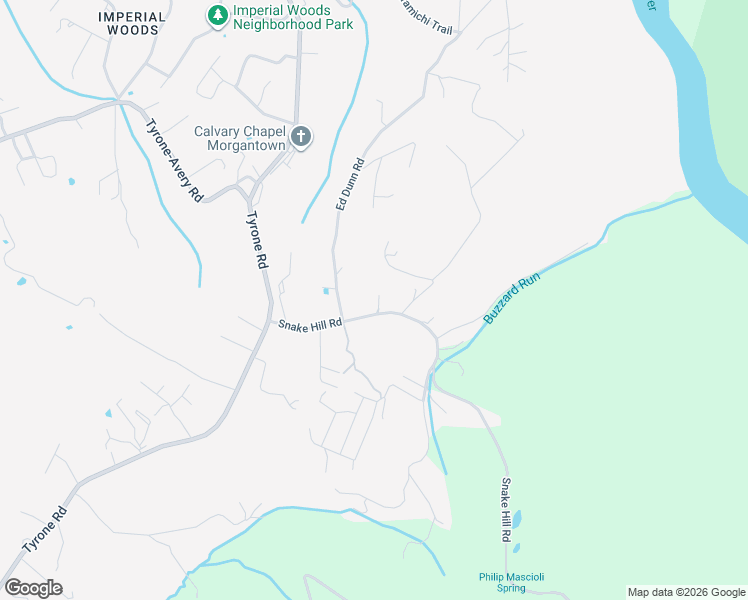 map of restaurants, bars, coffee shops, grocery stores, and more near 107 Snake Hill Road in Morgantown