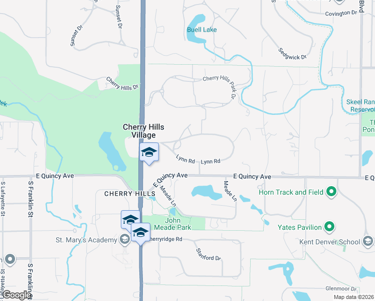 map of restaurants, bars, coffee shops, grocery stores, and more near 13 Lynn Road in Englewood