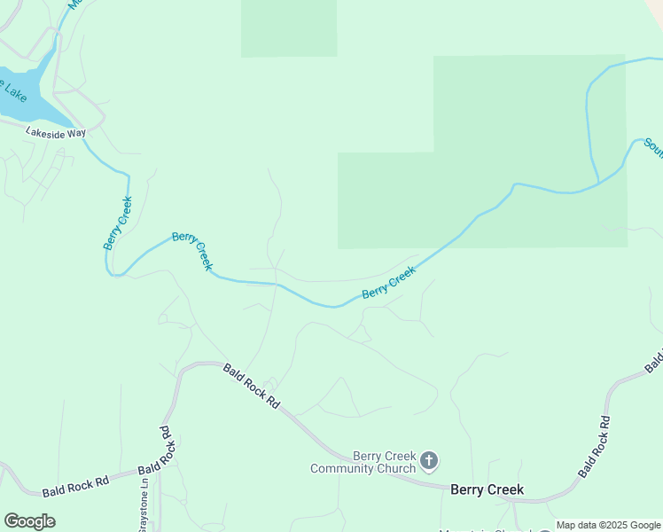 map of restaurants, bars, coffee shops, grocery stores, and more near 80 Oak Drive in Berry Creek