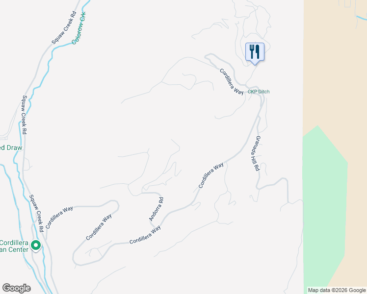 map of restaurants, bars, coffee shops, grocery stores, and more near 420 Little Andorra Road in Edwards