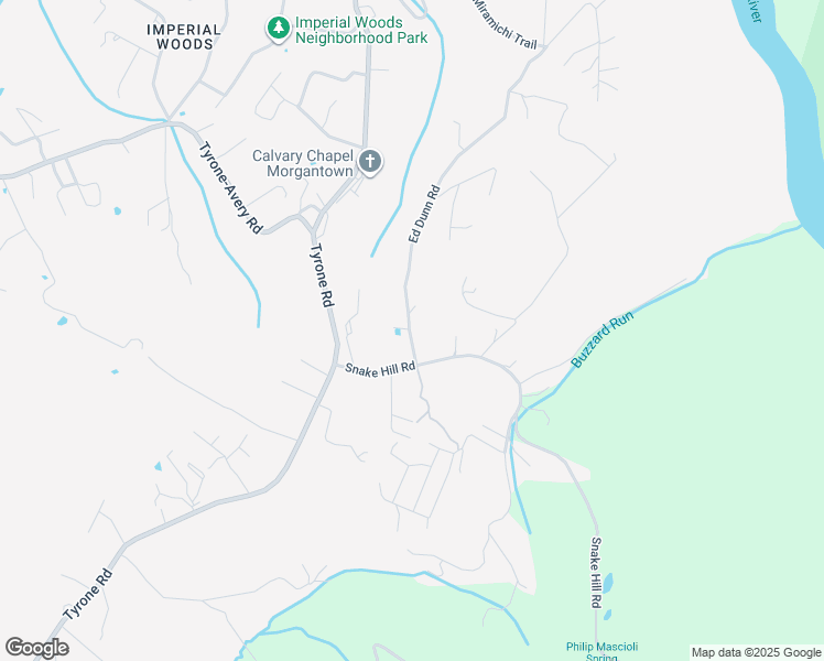 map of restaurants, bars, coffee shops, grocery stores, and more near 292 County Road 75/8 in Morgantown