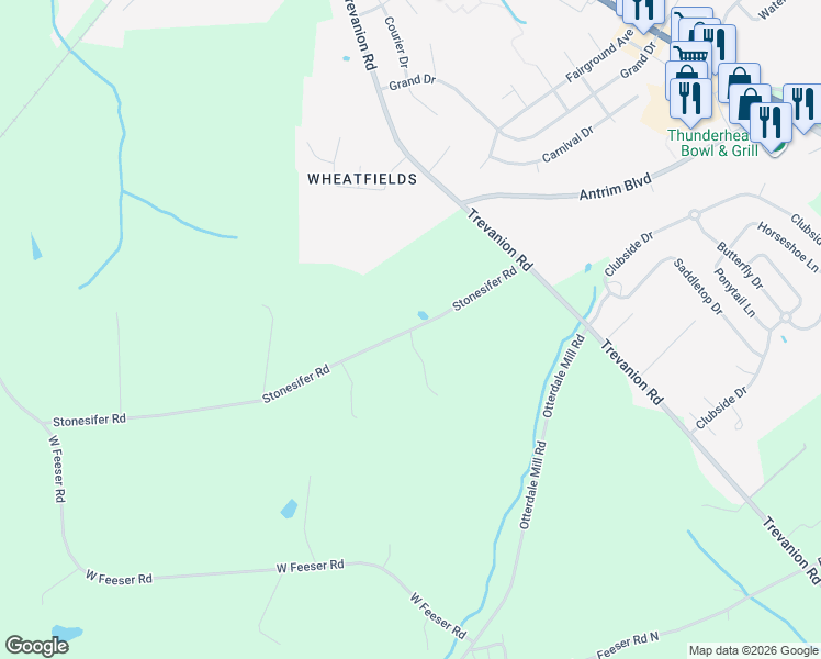 map of restaurants, bars, coffee shops, grocery stores, and more near 5285 Stonesifer Road in Taneytown