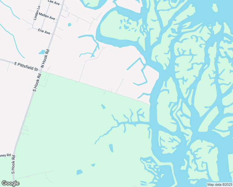 map of restaurants, bars, coffee shops, grocery stores, and more near 406 East Pittsfield Street in Pennsville Township