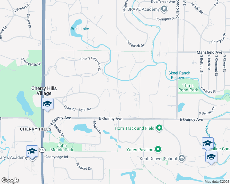map of restaurants, bars, coffee shops, grocery stores, and more near 6 Village Road in Englewood