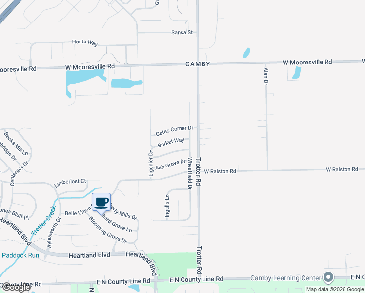 map of restaurants, bars, coffee shops, grocery stores, and more near 8330 Wanda Lake Drive in Indianapolis