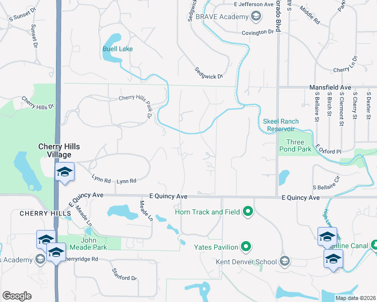 map of restaurants, bars, coffee shops, grocery stores, and more near 6 Village Road in Englewood