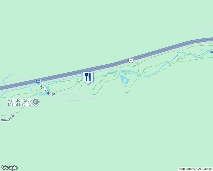 map of restaurants, bars, coffee shops, grocery stores, and more near 1895 Sunburst Dr in Vail