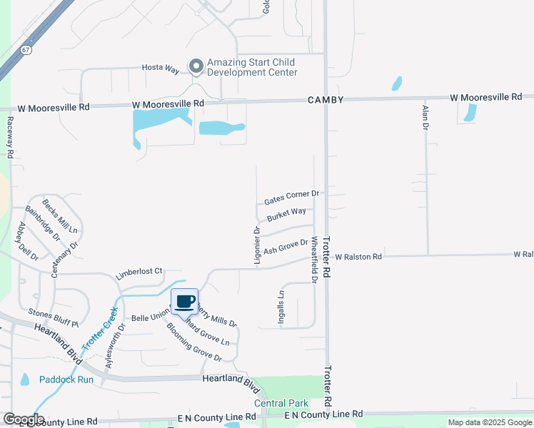 map of restaurants, bars, coffee shops, grocery stores, and more near 8451 Gates Corner Drive in Indianapolis