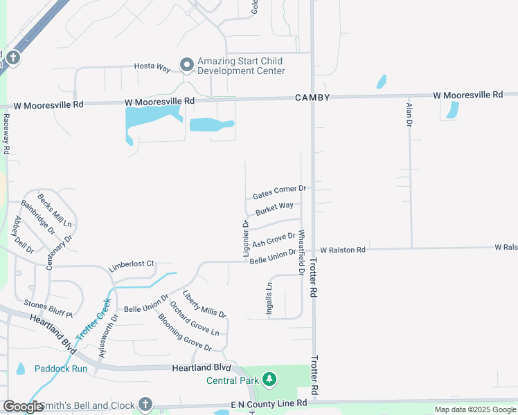 map of restaurants, bars, coffee shops, grocery stores, and more near 8436 Burket Way in Indianapolis