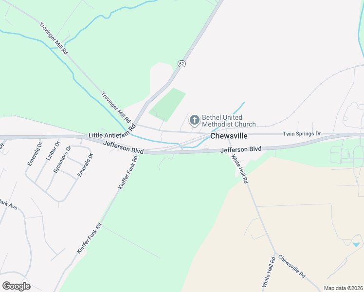 map of restaurants, bars, coffee shops, grocery stores, and more near 21074 Track Side Road in Smithsburg