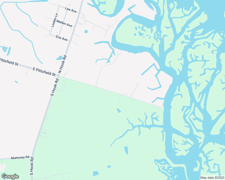 map of restaurants, bars, coffee shops, grocery stores, and more near 406 East Pittsfield Street in Pennsville Township