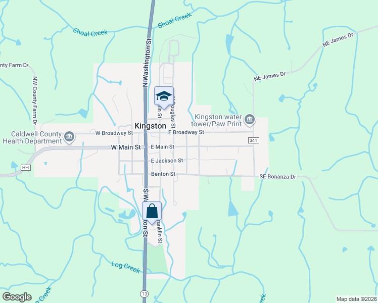 map of restaurants, bars, coffee shops, grocery stores, and more near 60 South Clay Street in Kingston