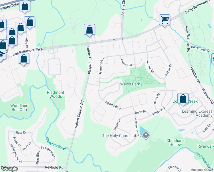 map of restaurants, bars, coffee shops, grocery stores, and more near 4 White Drive in Newark
