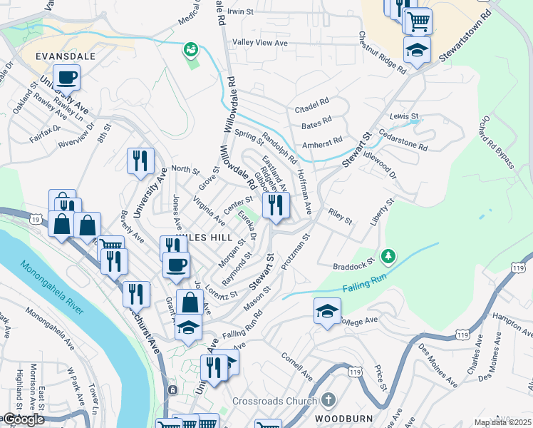 141 Willowdale Road, WV Walk Score
