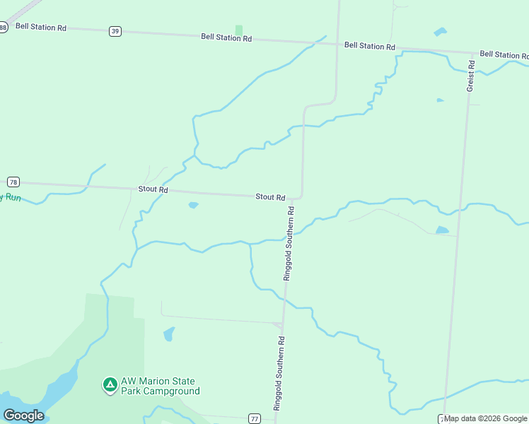 map of restaurants, bars, coffee shops, grocery stores, and more near 9 Stout Road in Circleville