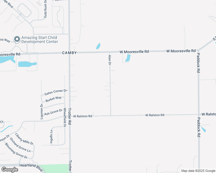 map of restaurants, bars, coffee shops, grocery stores, and more near 8244 Alan Drive in Indianapolis