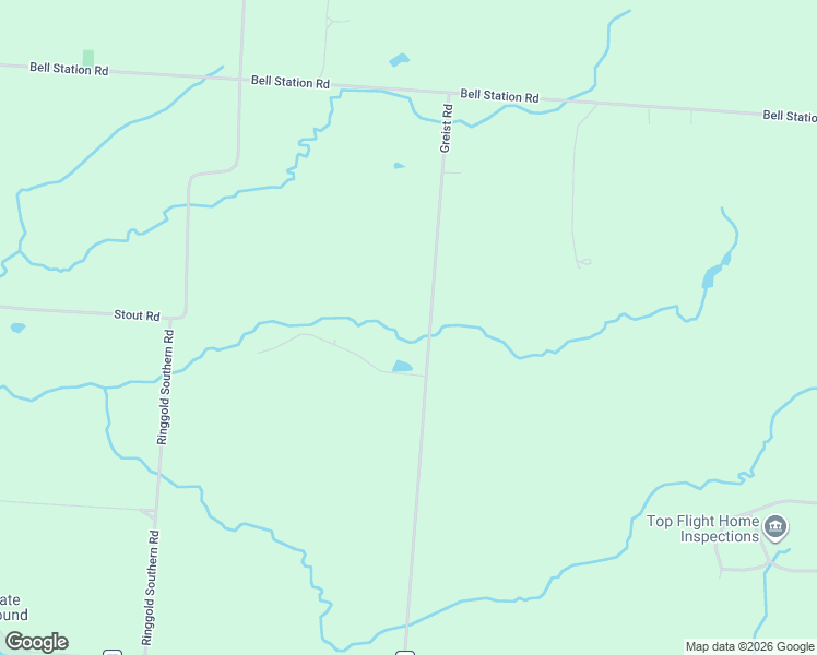 map of restaurants, bars, coffee shops, grocery stores, and more near 19497 Greist Road in Stoutsville