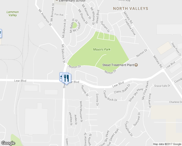 map of restaurants, bars, coffee shops, grocery stores, and more near 11003 Zeolite Drive in Reno