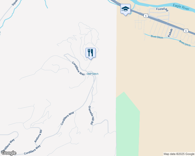 map of restaurants, bars, coffee shops, grocery stores, and more near 290 Alcazar Drive in Edwards