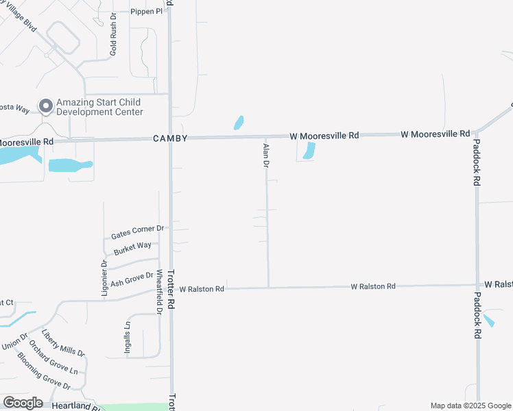 map of restaurants, bars, coffee shops, grocery stores, and more near 8244 Alan Drive in Indianapolis