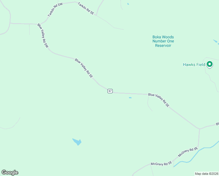map of restaurants, bars, coffee shops, grocery stores, and more near 284 Blue Valley Road Southeast in Lancaster
