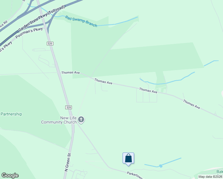 map of restaurants, bars, coffee shops, grocery stores, and more near 19 Driftwood Drive in Little Egg Harbor Township