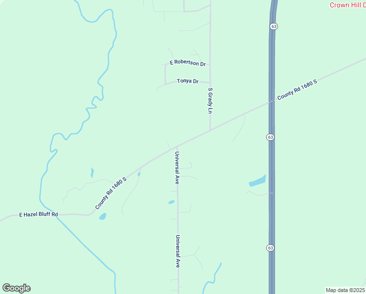 map of restaurants, bars, coffee shops, grocery stores, and more near 1119 East Hazel Bluff Road in Clinton