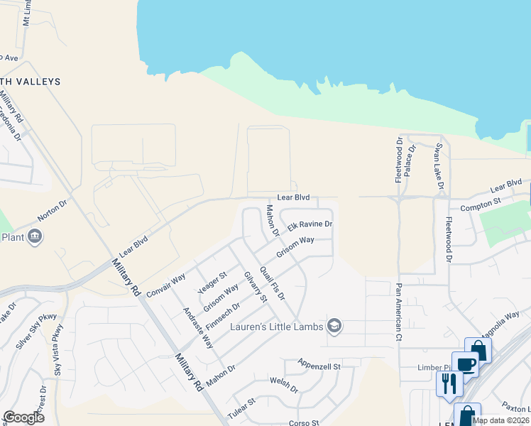 map of restaurants, bars, coffee shops, grocery stores, and more near 8978 Sagemoor Dr in Reno