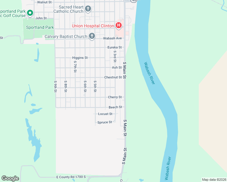 map of restaurants, bars, coffee shops, grocery stores, and more near 318 Poplar Street in Clinton