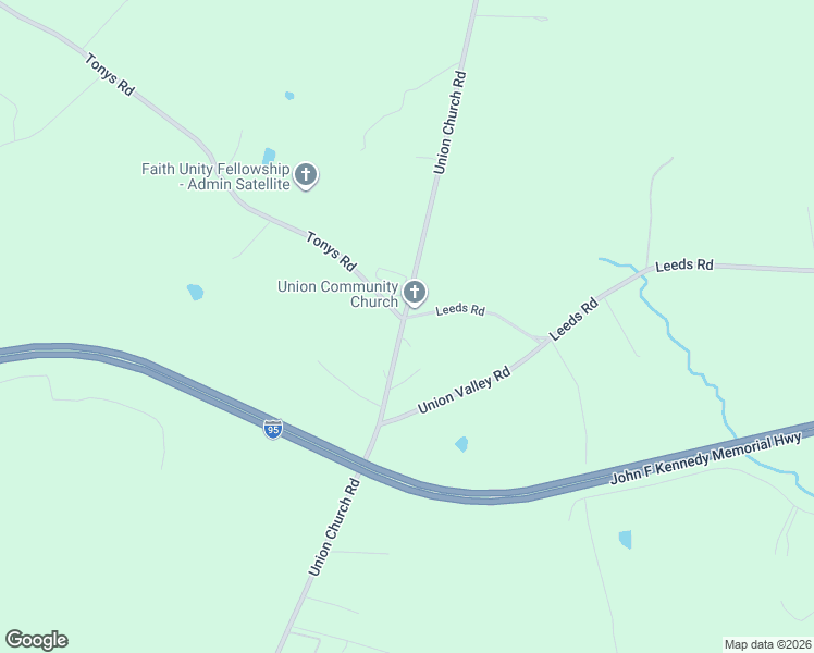 map of restaurants, bars, coffee shops, grocery stores, and more near 408 Union Church Road in Elkton