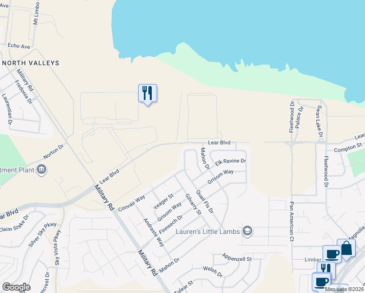 map of restaurants, bars, coffee shops, grocery stores, and more near 8978 Sagemoor Dr in Reno