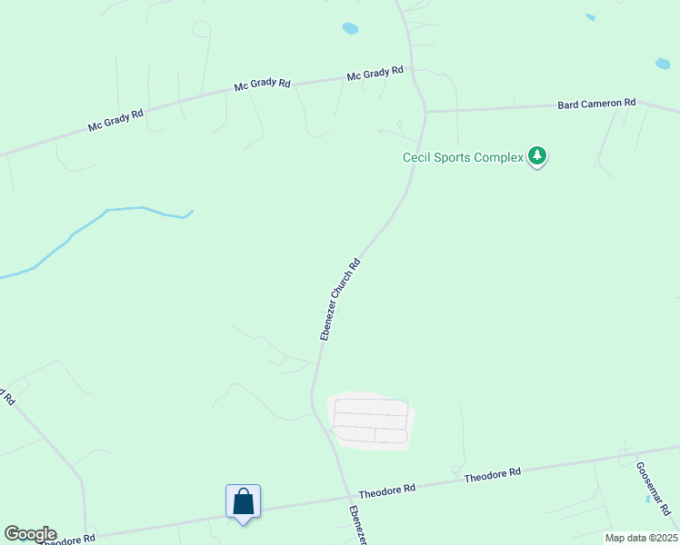 map of restaurants, bars, coffee shops, grocery stores, and more near 703 Ebenezer Church Road in Rising Sun