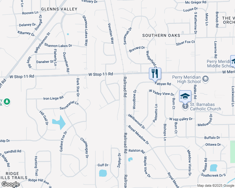 map of restaurants, bars, coffee shops, grocery stores, and more near 8124 Lake Tree Lane in Indianapolis