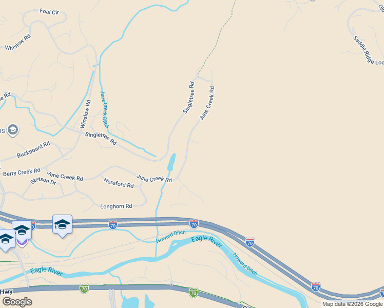 map of restaurants, bars, coffee shops, grocery stores, and more near 820 June Creek Rd in Edwards