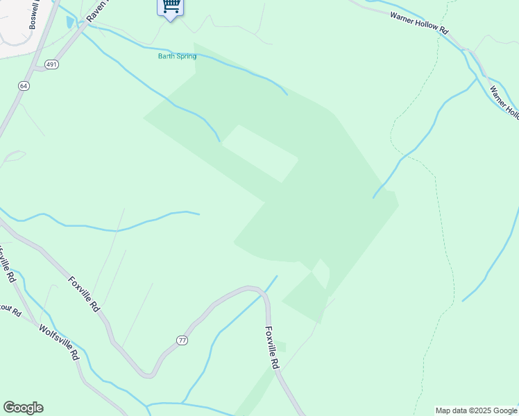 map of restaurants, bars, coffee shops, grocery stores, and more near in Smithsburg