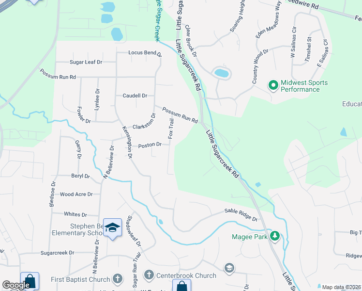map of restaurants, bars, coffee shops, grocery stores, and more near 1656 Fox Trail in Bellbrook