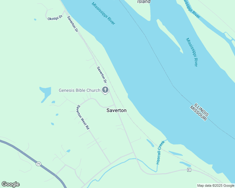 map of restaurants, bars, coffee shops, grocery stores, and more near in Saverton