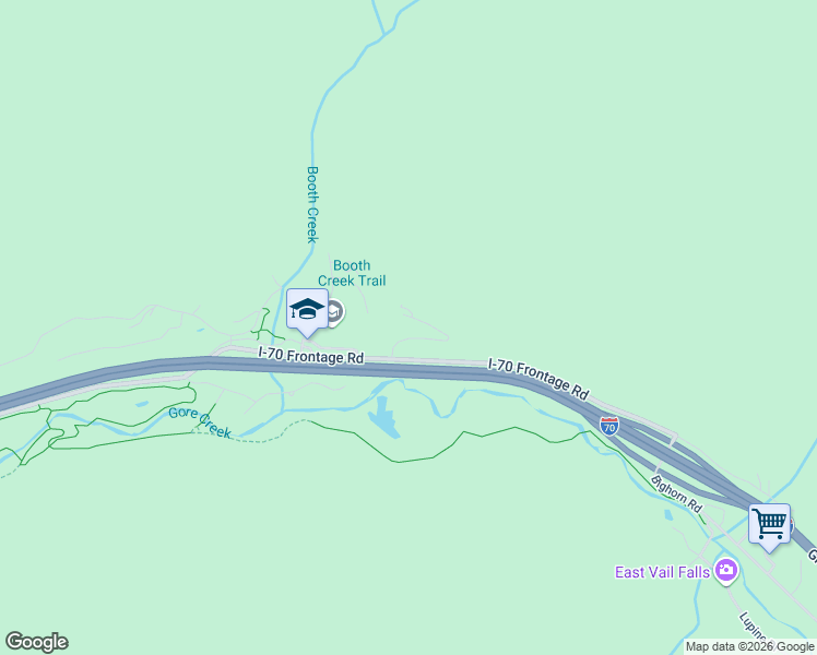 map of restaurants, bars, coffee shops, grocery stores, and more near 3100-3216 Katsos Ranch Rd in Vail