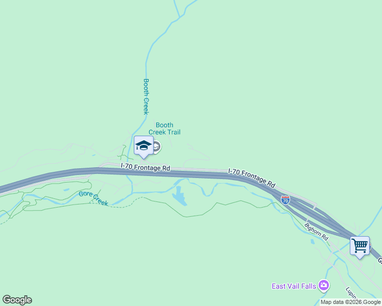 map of restaurants, bars, coffee shops, grocery stores, and more near 3100-3216 Katsos Ranch Rd in Vail