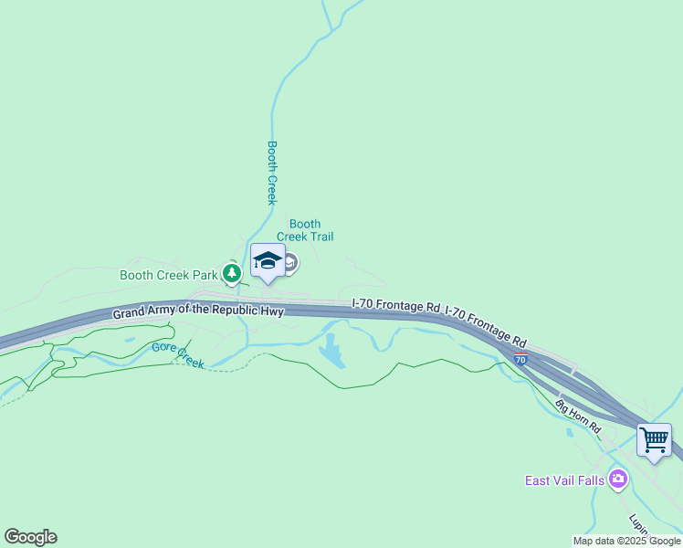 map of restaurants, bars, coffee shops, grocery stores, and more near 3100-3216 Katsos Ranch Rd in Vail