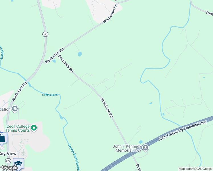 map of restaurants, bars, coffee shops, grocery stores, and more near 12 Stony Chase Drive in Elkton