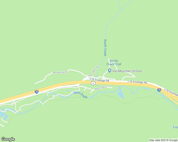 map of restaurants, bars, coffee shops, grocery stores, and more near 2925 Manns Ranch Road in Vail