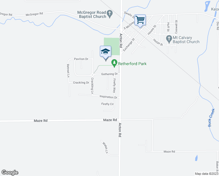 map of restaurants, bars, coffee shops, grocery stores, and more near 8235 Gathering Circle in Indianapolis