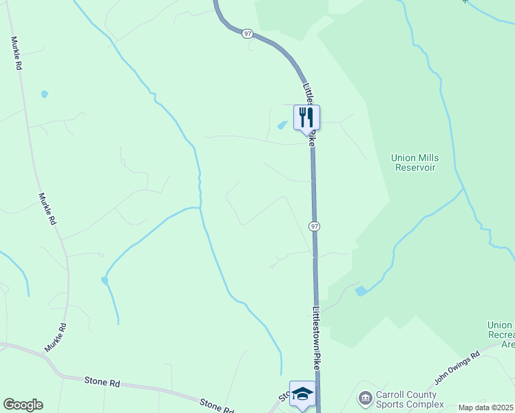 map of restaurants, bars, coffee shops, grocery stores, and more near 380 Crowl Road in Westminster