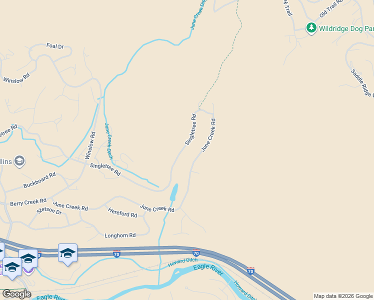 map of restaurants, bars, coffee shops, grocery stores, and more near 260 Singletree Road in Edwards