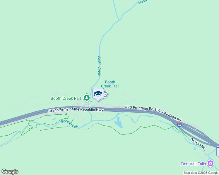 map of restaurants, bars, coffee shops, grocery stores, and more near 3090 Booth Falls Court in Vail