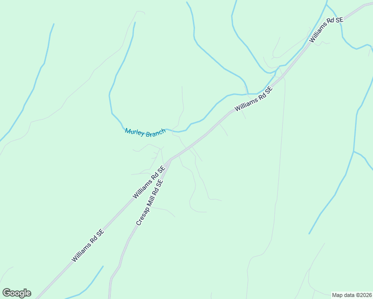 map of restaurants, bars, coffee shops, grocery stores, and more near 17704 Williams Road Southeast in Flintstone