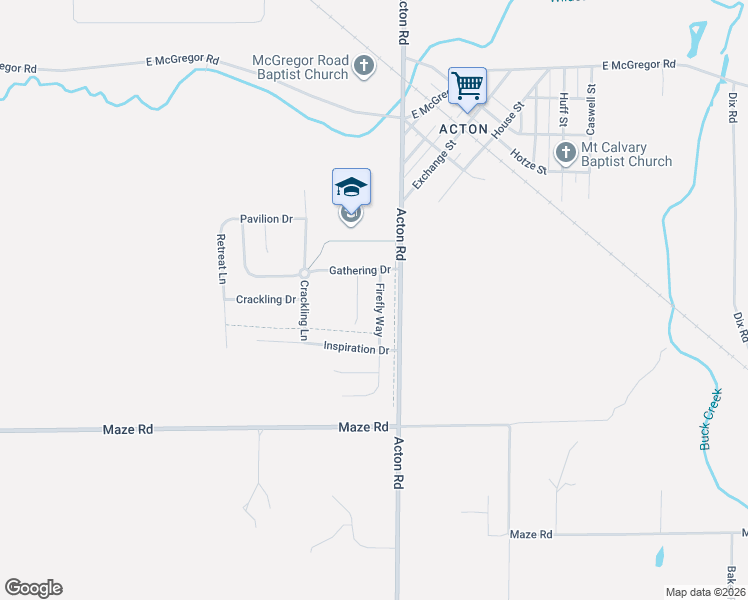 map of restaurants, bars, coffee shops, grocery stores, and more near 8223 Gathering Circle in Indianapolis